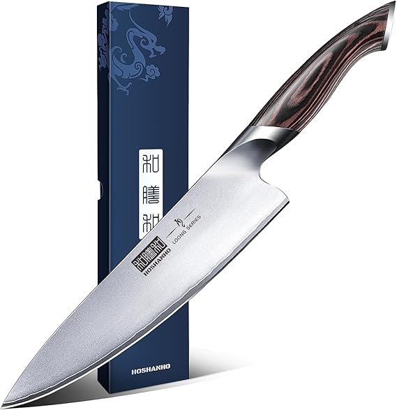 HOSHANHO Kitchen Knife in Japanese High Carbon Steel, High-Class Chef's Knife 8 inch