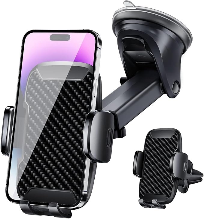Car Phone Holder, Car Phone Mount 360° Rotation