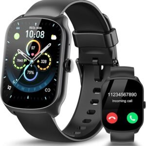 STECEi Smart Watch for Men Women Bluetooth Calls, 1.95" HD Curved Screen