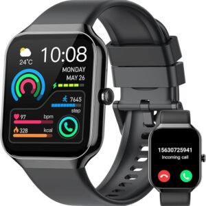 Jugeman Smart Watch for Men Women Answer/Make Calls, 1.96" HD Touch Screen