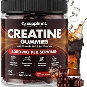 Creatine Gummies 5000mg 120ct Max Strength Muscle Growth/Recovery Supplements for Men & Women