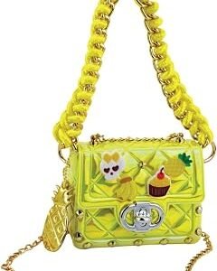 My Vibe DIY Mini Bag Pineapple Star for Kids & Tweens, Customisable Fashion Craft Kit Collection with 8 Wearable Styles, Mini Crossbody Accessory Gift Ages 6+