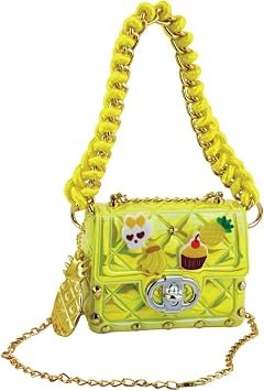 My Vibe DIY Mini Bag Pineapple Star for Kids & Tweens, Customisable Fashion Craft Kit Collection with 8 Wearable Styles, Mini Crossbody Accessory Gift Ages 6+