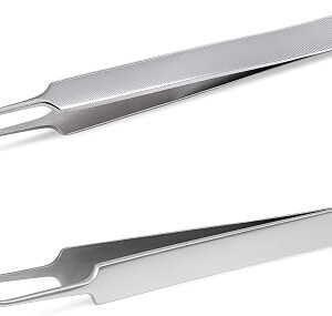 Glamza 2-Pieces Curved and Straight Edge Blackhead Removal Claw Set1 Units