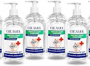 6 x 500ml Hand Sanitiser Gel Instant Hand Sanitizer No Rinse Formula 70% Alcohol Based Antibacterial Gel Exp Dec 2030