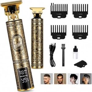 Hair Clippers Men Professional Beard Trimmer, T-Blade Precision Outliner