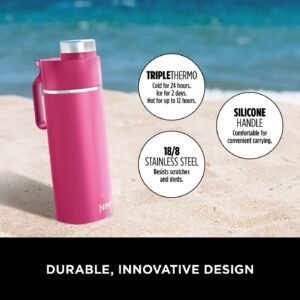 Ninja Thirsti Water Bottle and Flask 530 ML, Hot Pink, DW1801EUUKBP